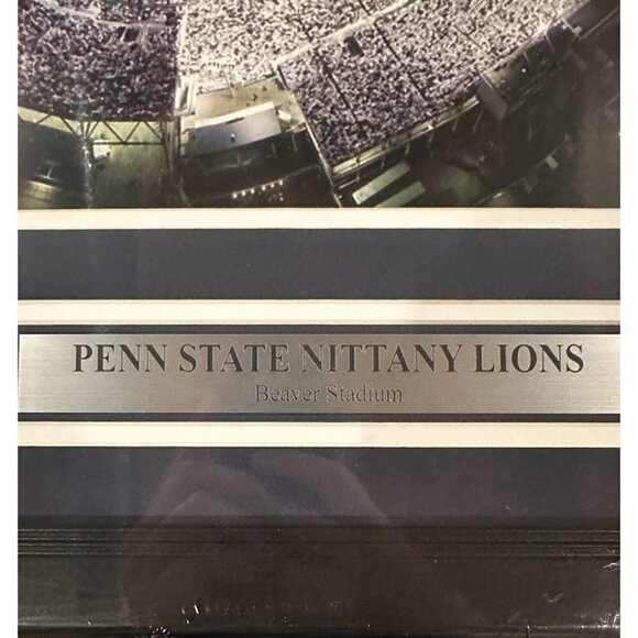 Penn State Beaver Stadium "White Out" Ariel Panorama framed - Picture 2 of 3